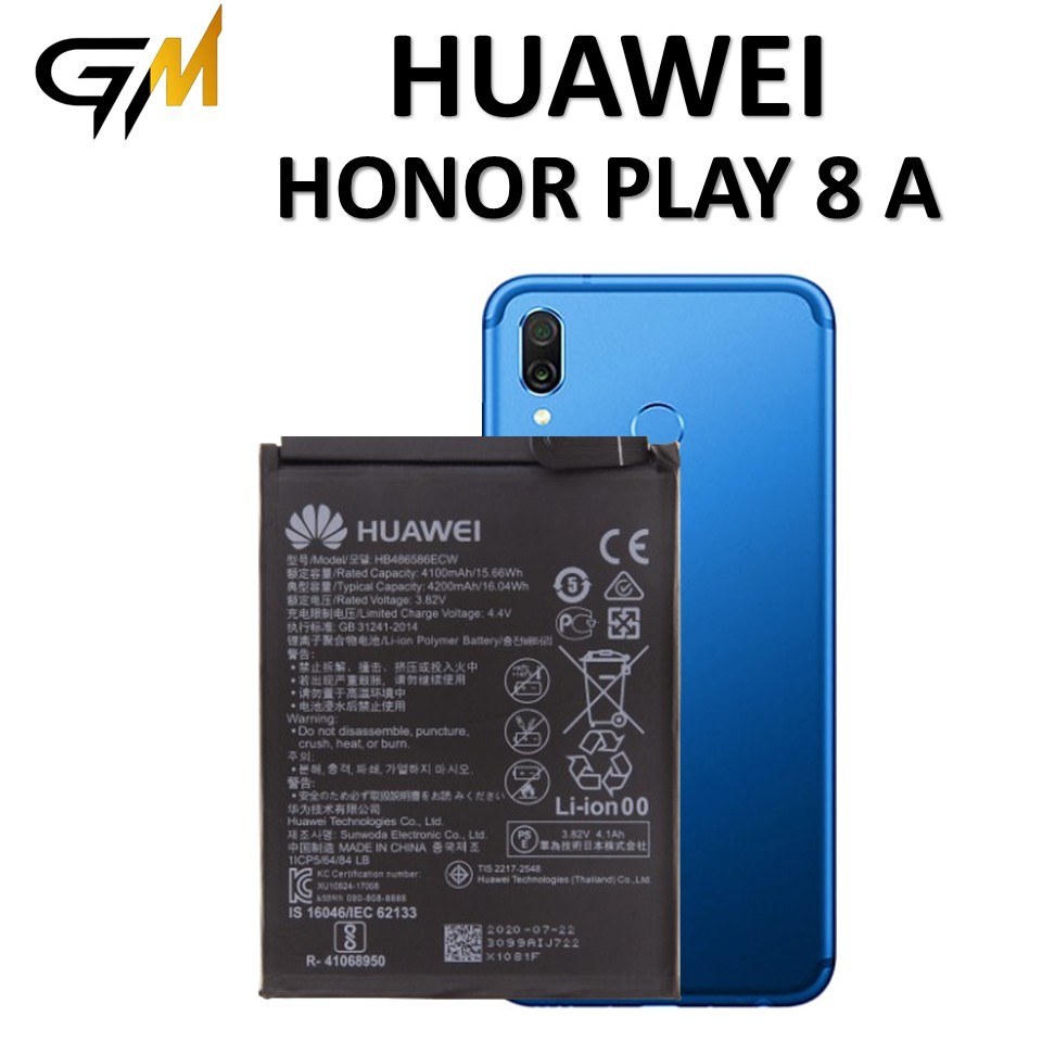 BATERAI HONOR 8A / HONOR 8A PLAY ORIGINAL 100%