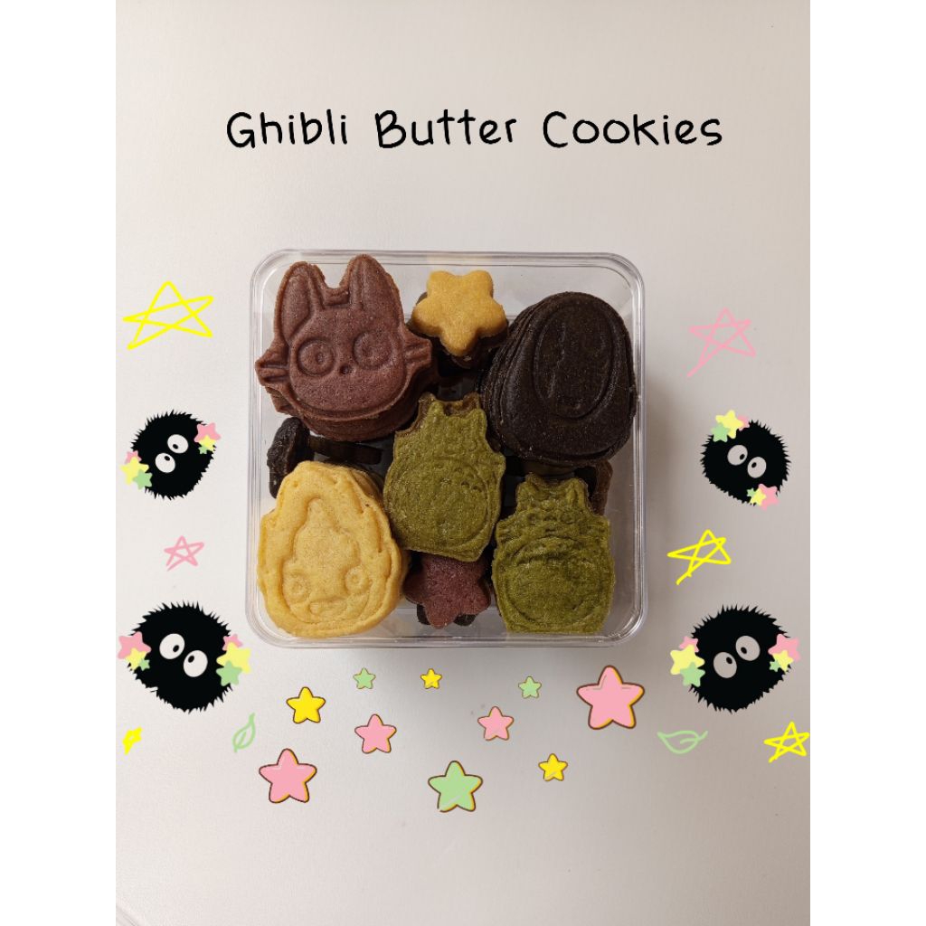 Ghibli Butter Cookies | Cookies Karakter | Kue Kering | Kue Lebaran