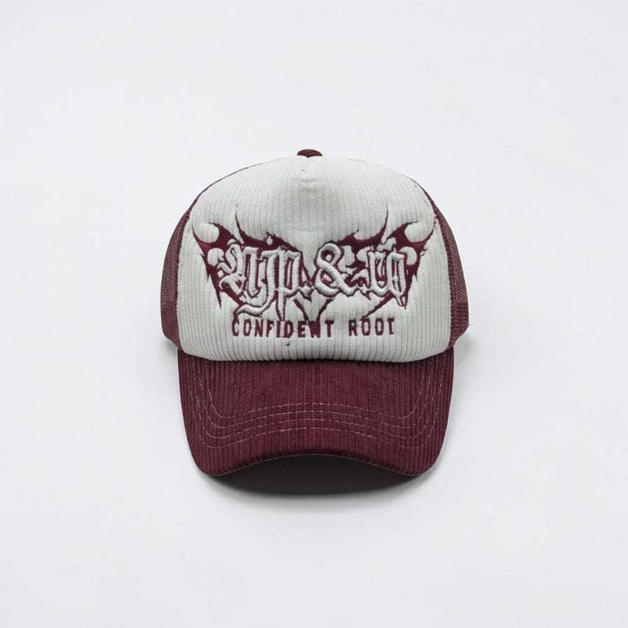 Topi Trucker Lidah Pendek / Topi Jaring Lidah Pendak / Topi Corduroi Lidah Pendek NJP&CO ART04 A