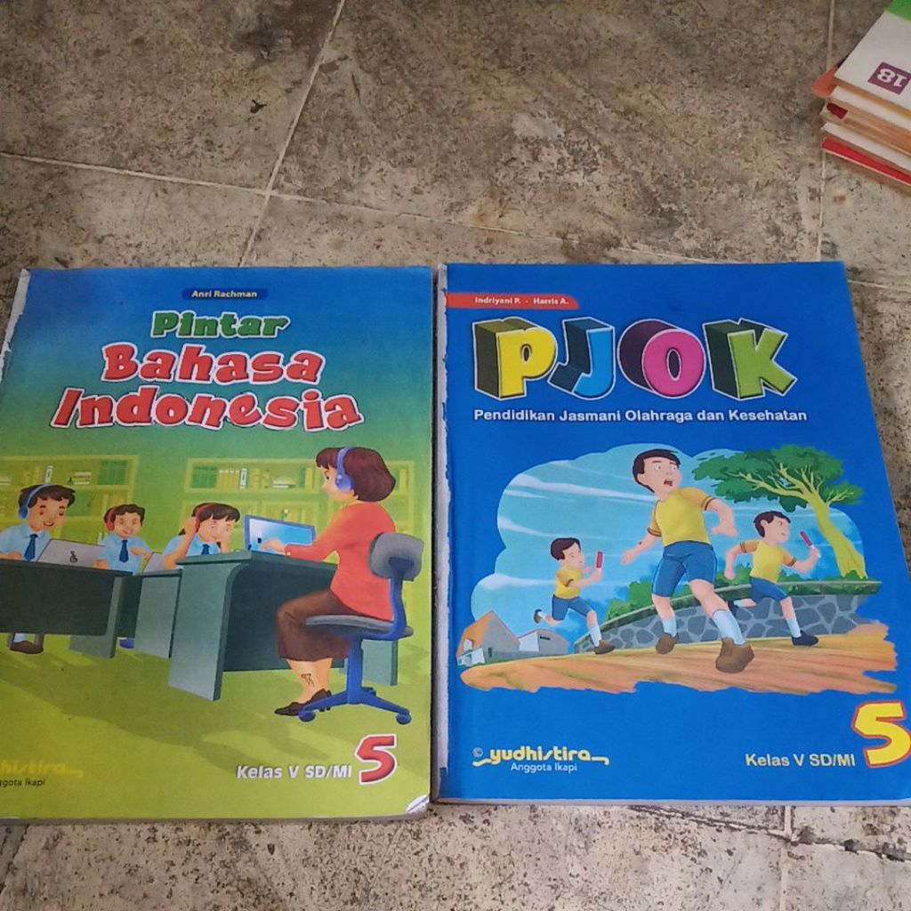 pintar bahasa Indonesia dan pjok kelas 5 sdkumer/kurikulum merdeka Yudhistira original