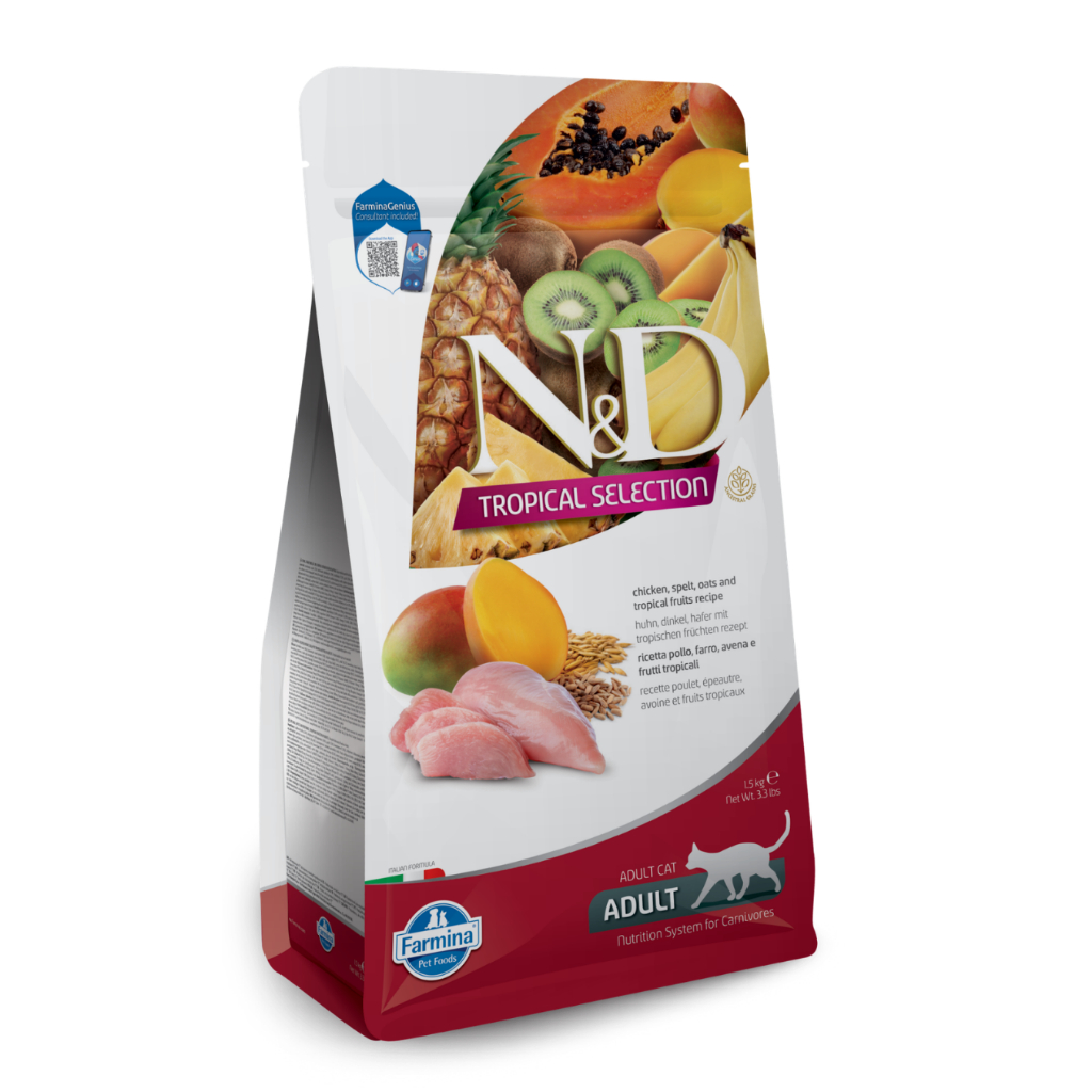 Farmina N&D Tropical Chicken Adult Cat 5kg | Makanan Kucing Dewasa