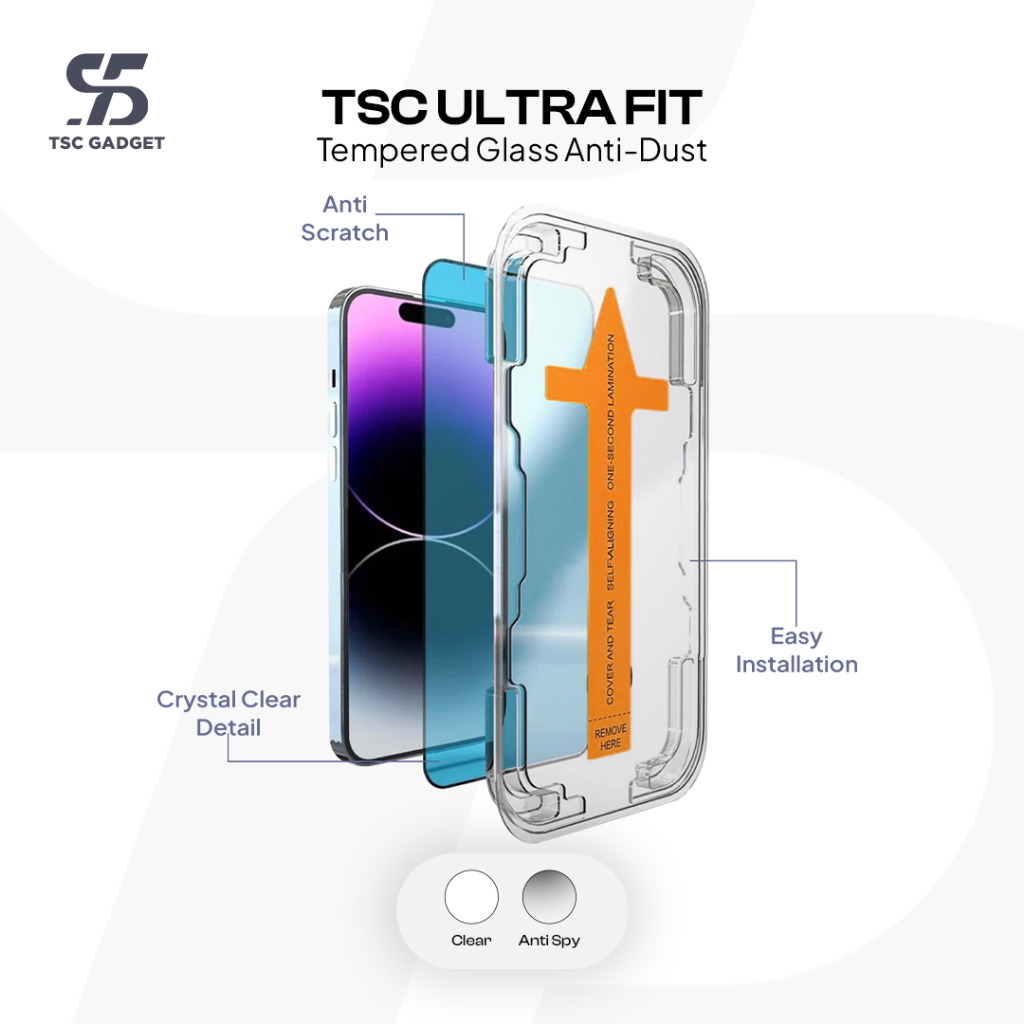 TSC UltraFIT Tempered Glass For Iphone