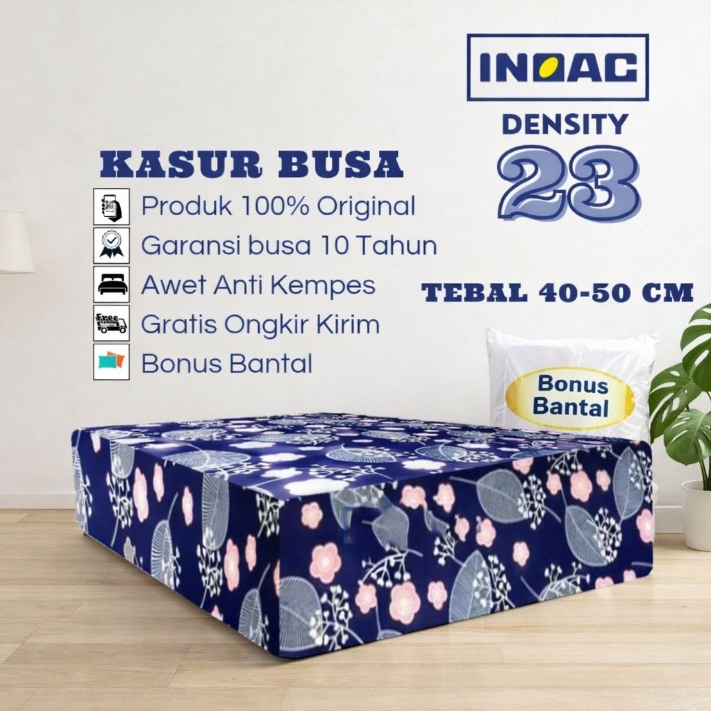 Kasur Busa Inoac EON D23 Light green garansi busa 10 tahun uk tebal 50 cm