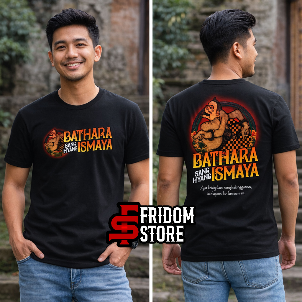 KAOS WAYANG SEMAR KAOS WAYANG KAOS WAYANG SEMAR | KAOS COTTON COMBAT 24s | SABLON DTF