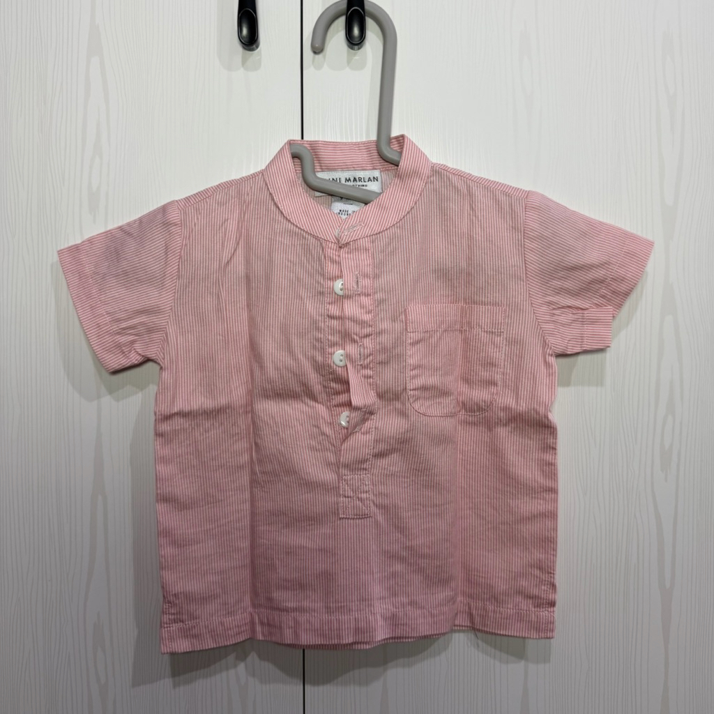 (PRELOVED) MINI MARLAN STRIPED SHIRT SZ 9-12M