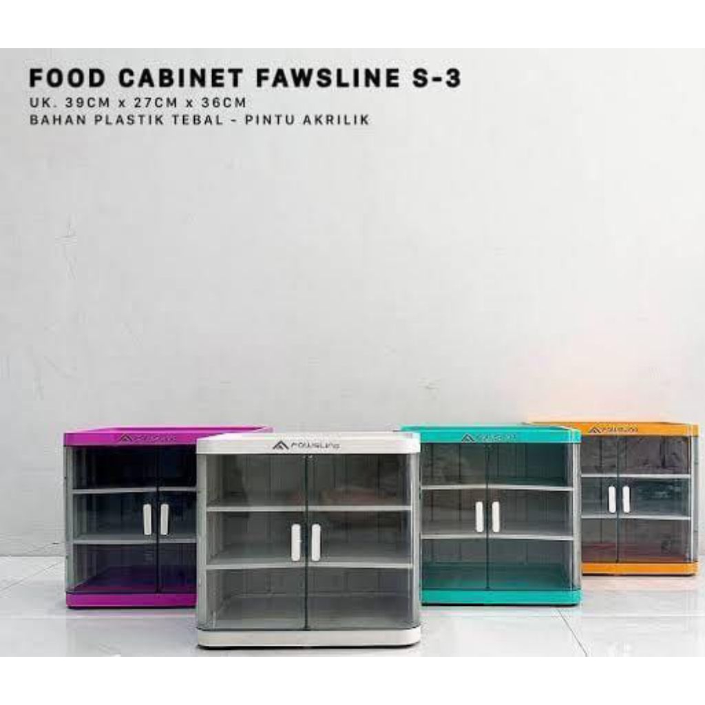 Rak makanan 3 susun fawsline Warna random