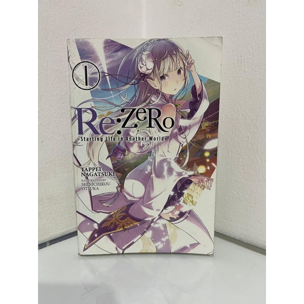 Light Novel Re: Zero Volume 1 dan 2 Preloved Bahasa Inggris