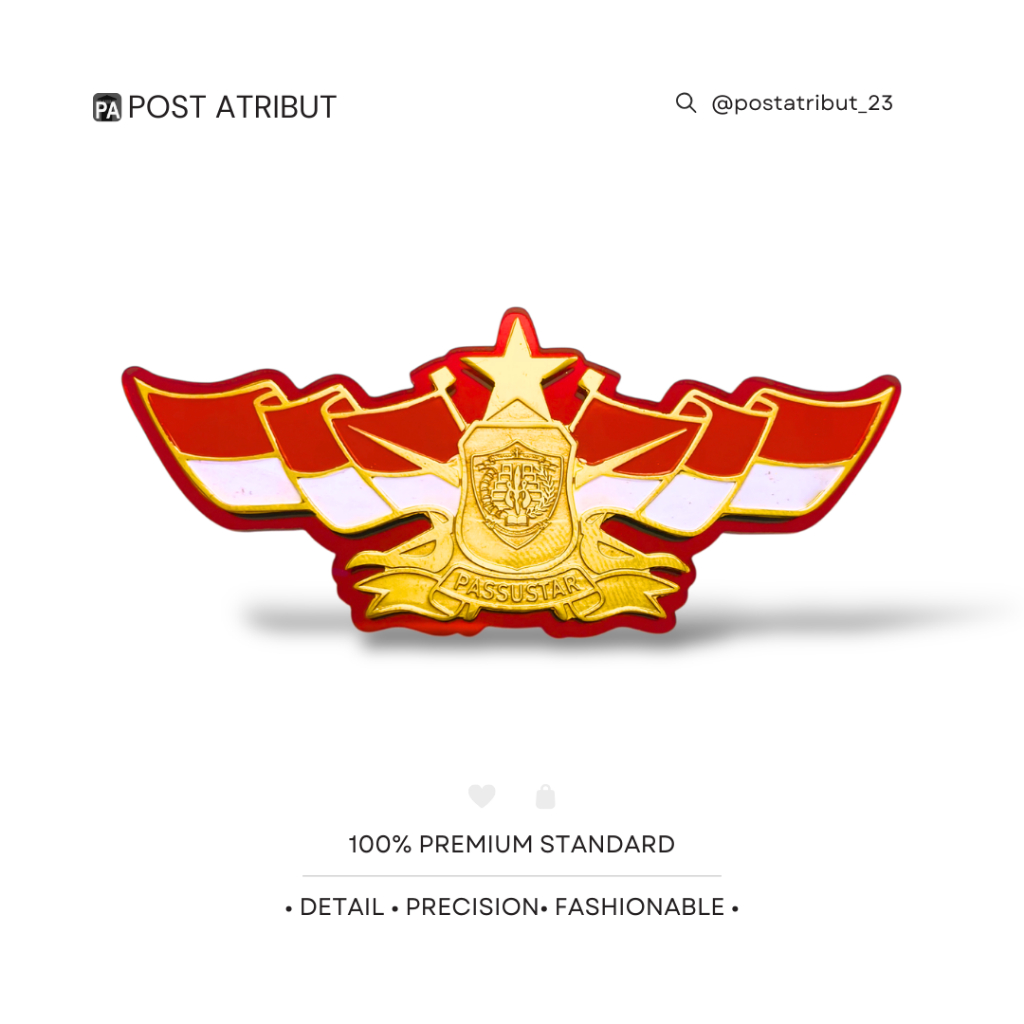 Standar Brevet Passustar Poltekim / Pin Passustar Poltekim / Atribut Poltekim / Taruna Poltekim / Ta