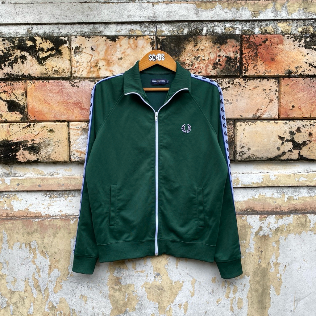 Tracktop Fred Perry Taped Green M Original