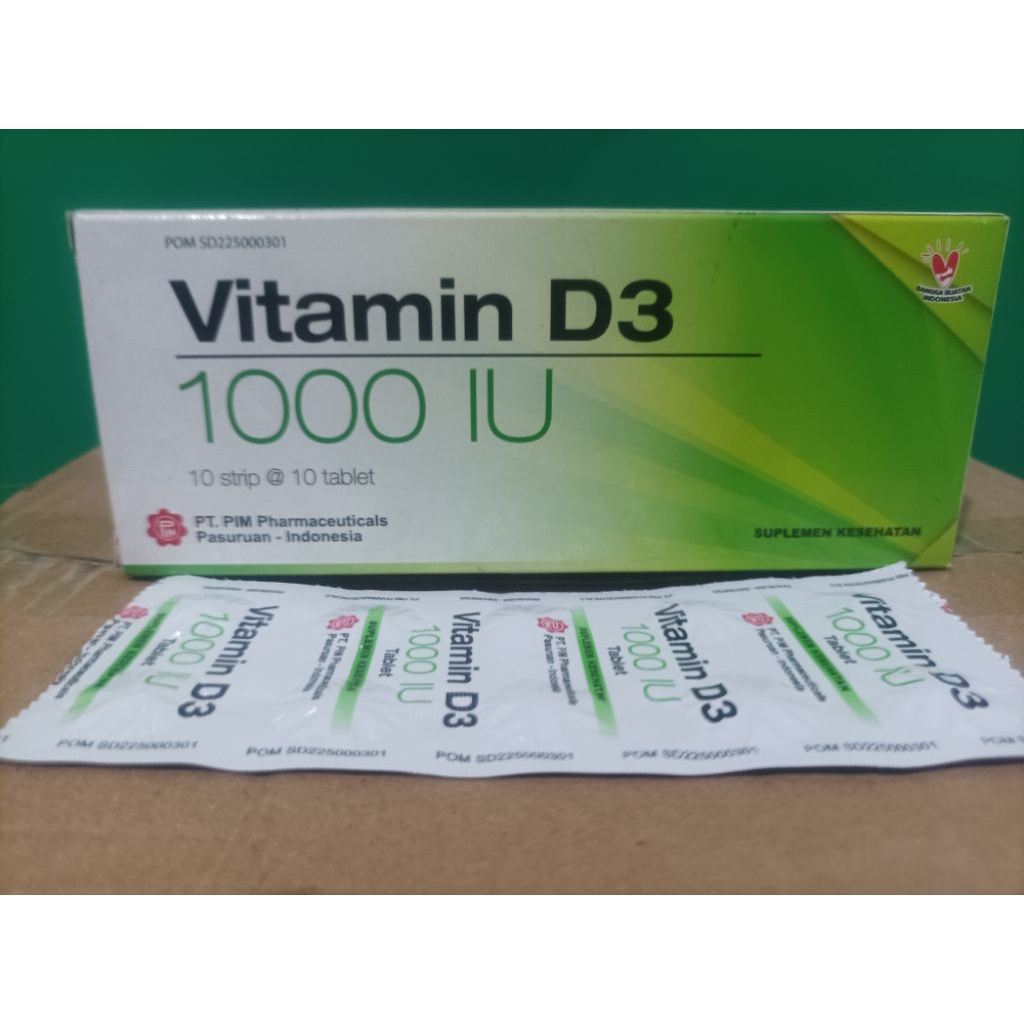 Vitamin D3 1000 IU PIM Tablet