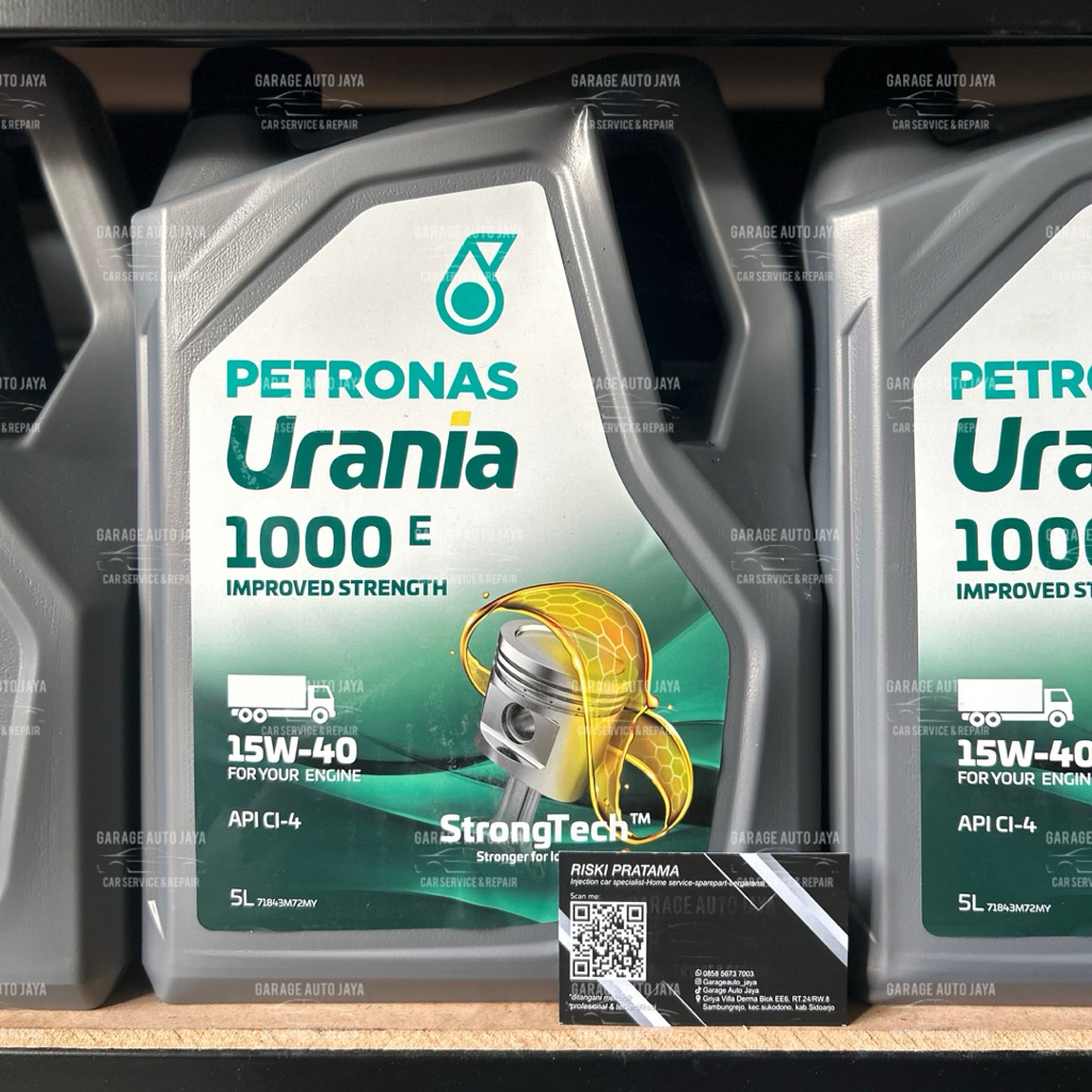Oli Mesin Diesel Premium Petronas Urania 1000 E 15W-40 5L API CI-4