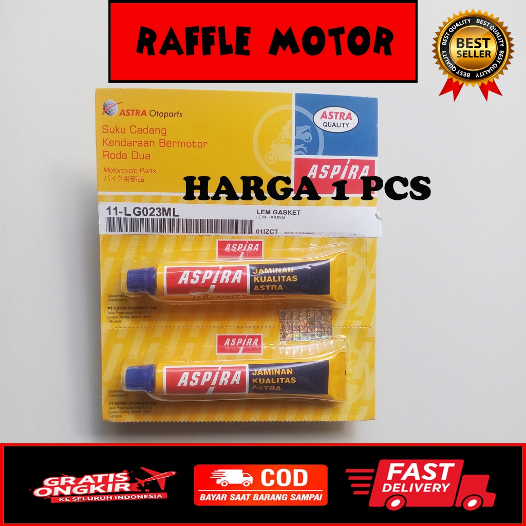 ASPIRA ASPIRA LEM PAKING. LEM GASKET MOTOR DAN MOBIL 23ML