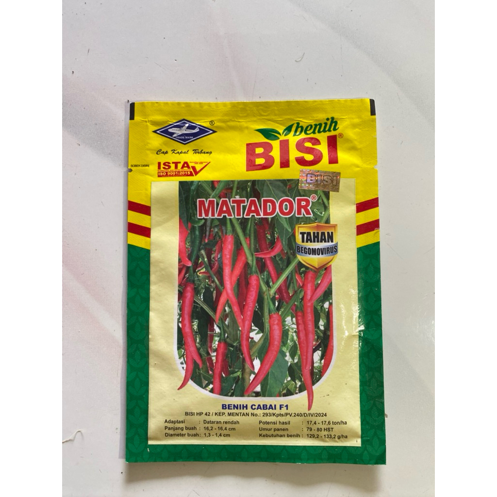BENIH CABE BESAR F1 MATADOR BISI Kemasan 10gram