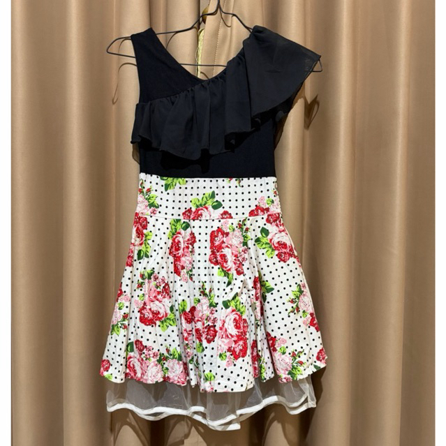 Vintage Cottagecore Mini Party Dress Preloved