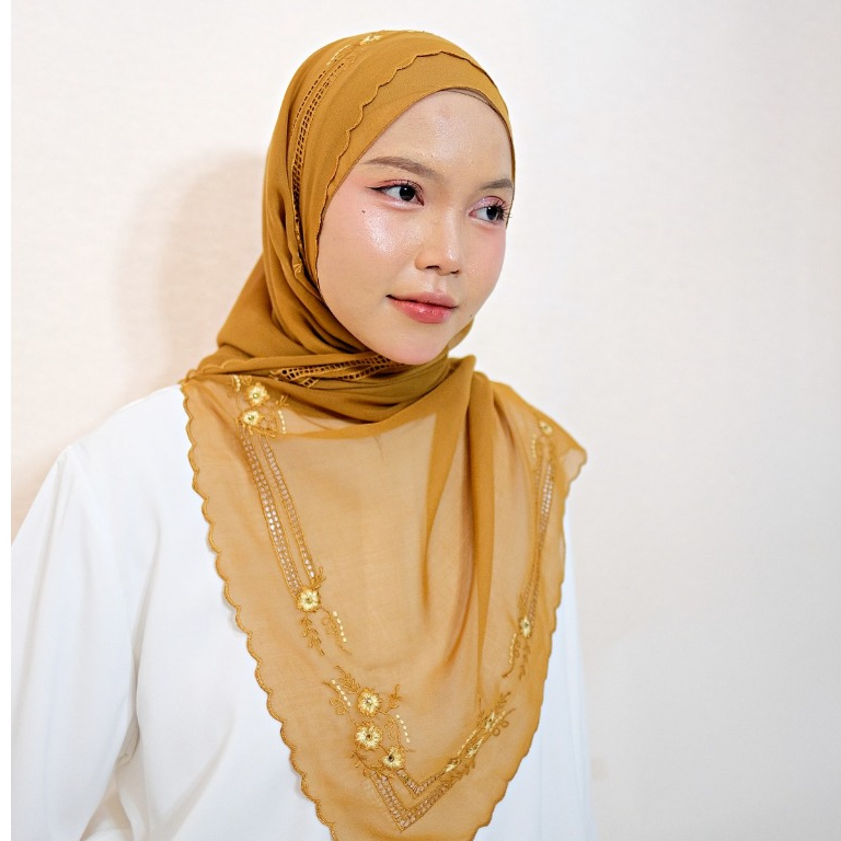 Hijab Paris Squer Bordir Pinggir Premium Asra Hijab