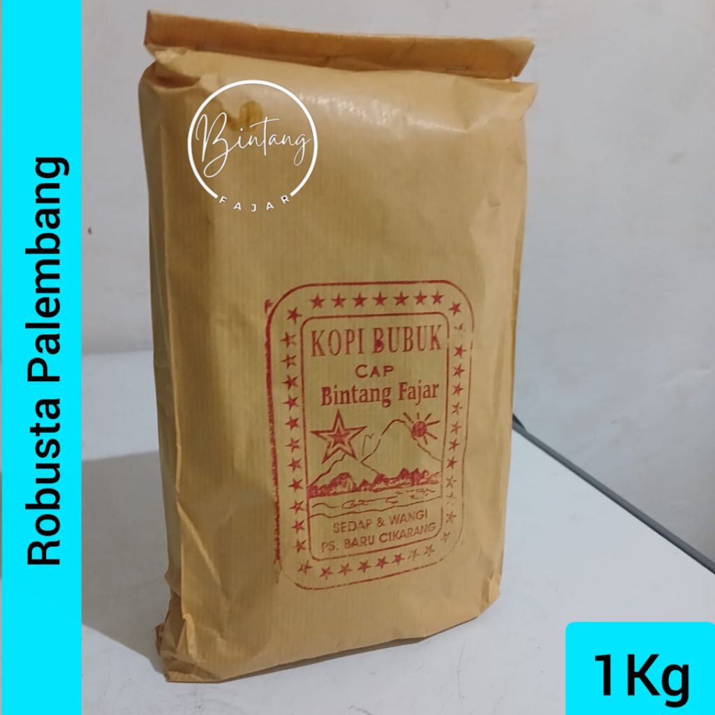 Kopi Bubuk Robusta Palembang | Robusta Coffee | -1Kg