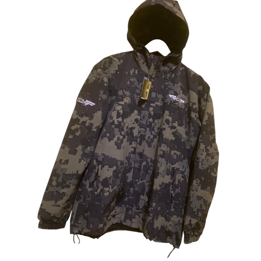 jaket outdor army loreng camo anti air