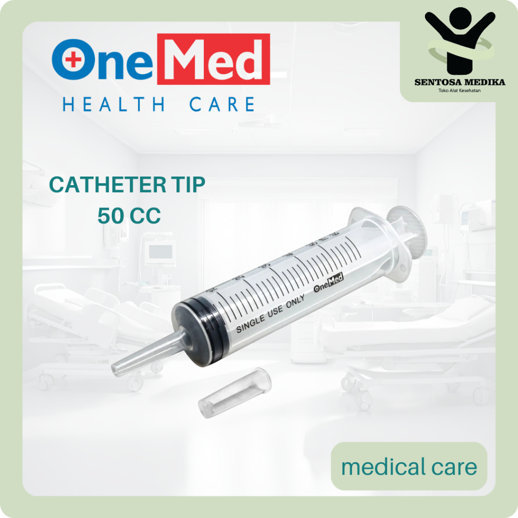 OneMed catheter tip 50cc feeding syringe spuit lambung