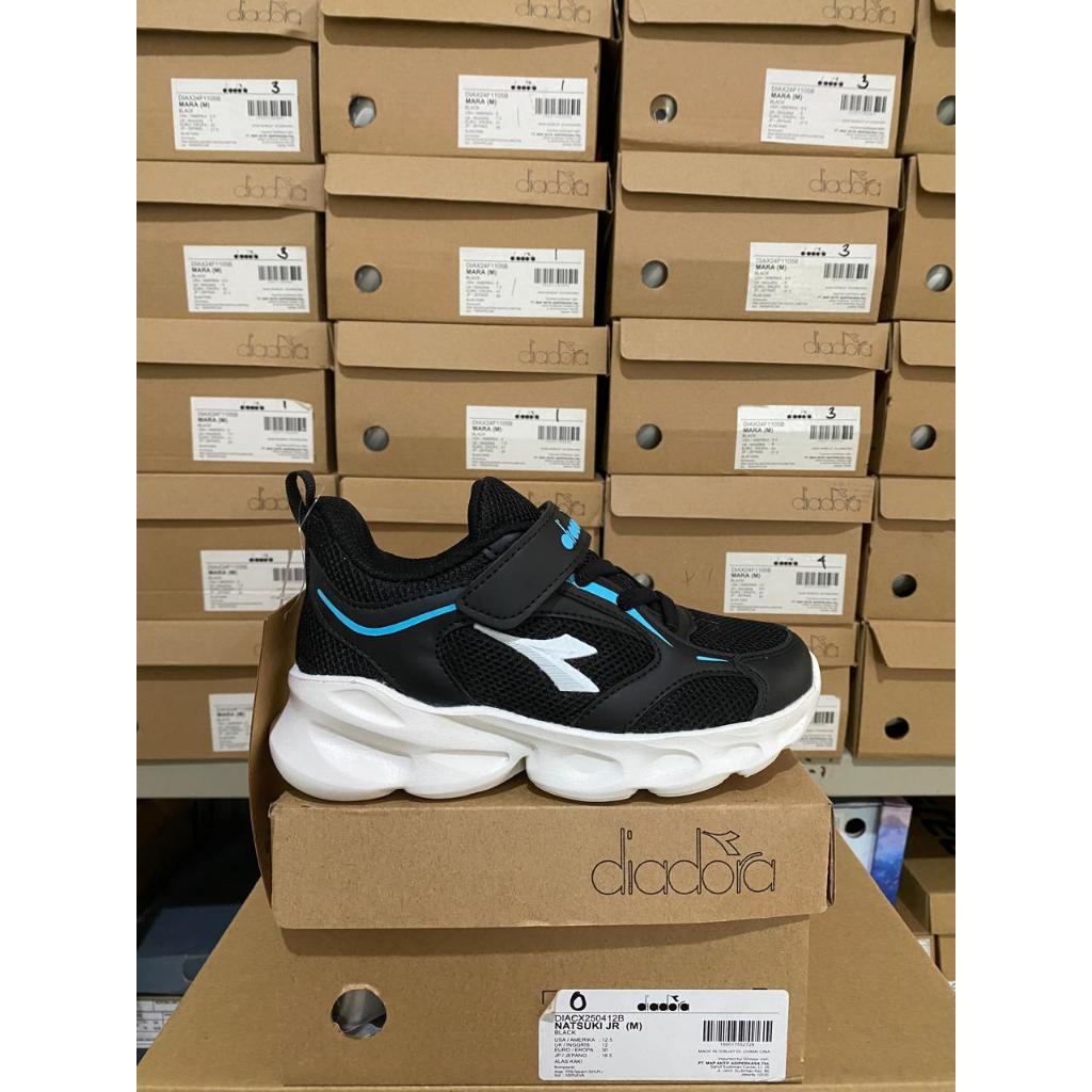 Diadora Natsuki Jr Black Kids Shoes Original