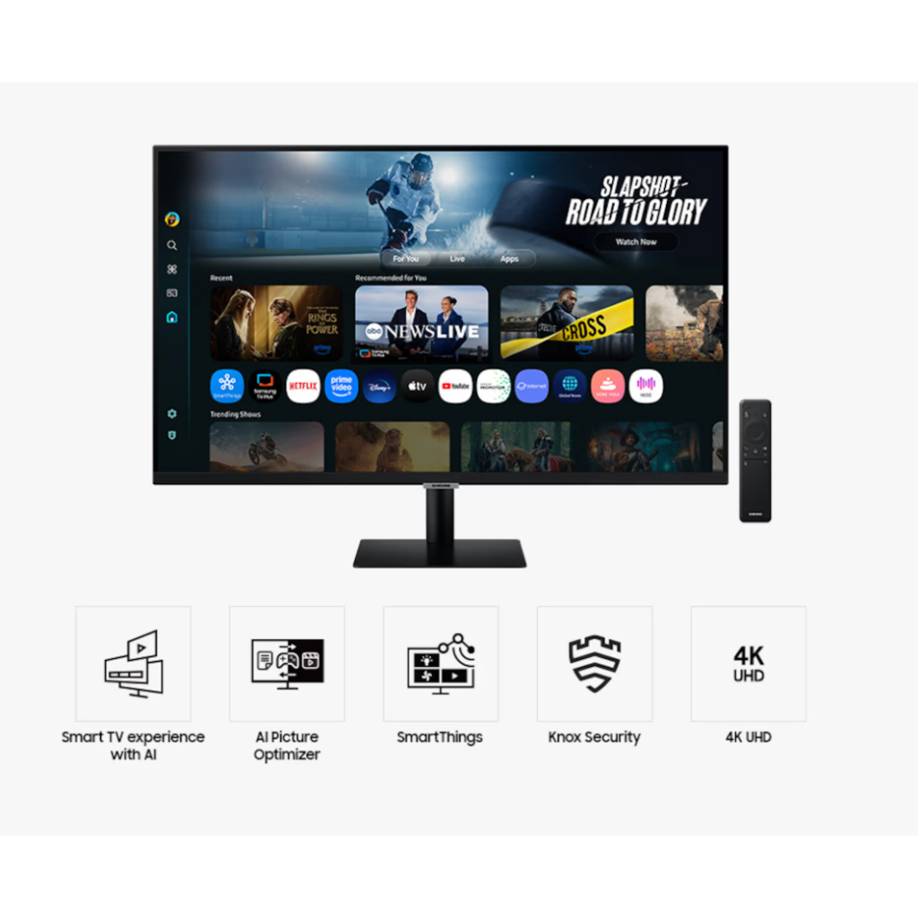 Samsung Monitor 32" Smart M7 M70F 4K Vision AI Garansi Resmi