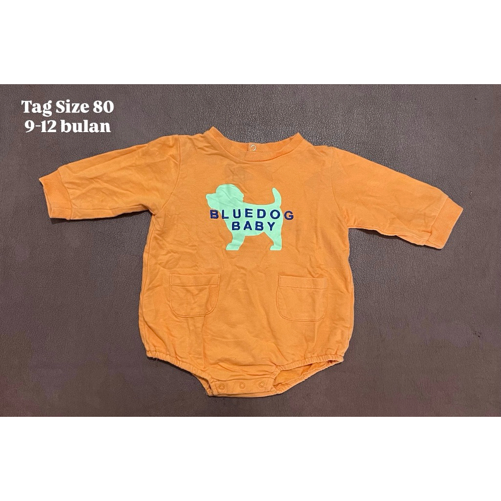 Jumper BLUEDOG BABY Bayi (Unisex) Usia 9-12 Bulan / OOTD Kekinian Anak Cowok Cewek