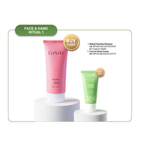 Elysyle Specialist Clarifying Mask Hempas Komedo Wakai Foaming Cleanser Pembersih Wajah Lembut