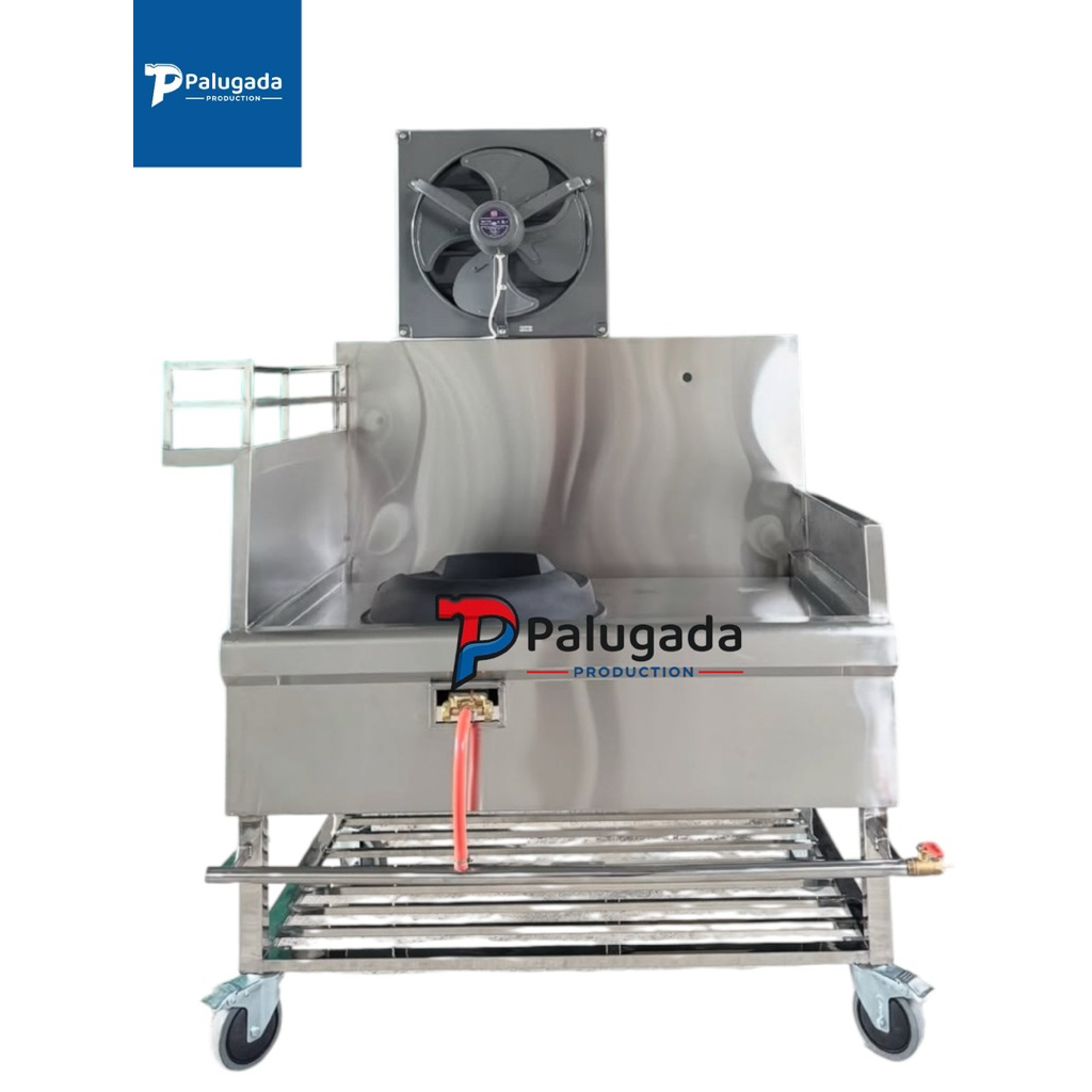 MEJA KOMPOR KWALI RANGE 1 TUNGKU STAINLESS STEEL