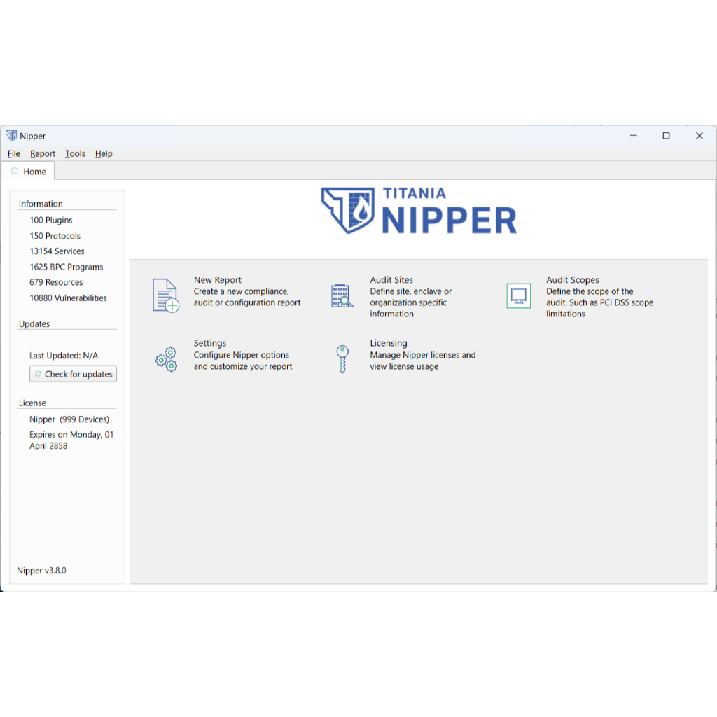 Nipper Network Configuration Audit Tool