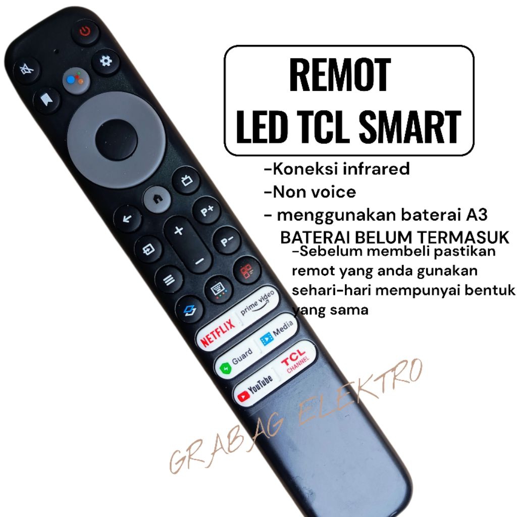 REMOT TCL SMART REMOT LED TV TCL SMART