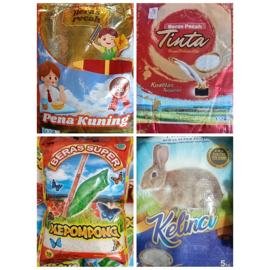 Promo Aneka Beras 3kg,5Kg [Kepompong,Kelinci,Tinta,Pena]/Beras Murah Pulen Super Gratis Ongkir/Beras