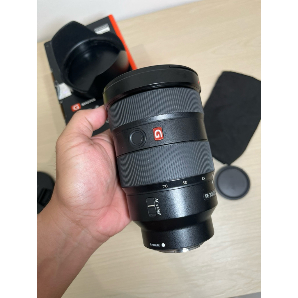 Lensa Sony 24-70 Sony G Master f2.8 Mulus, Murah, Fullset Normal 1000%
