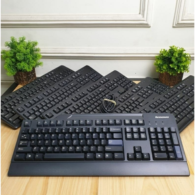 Keyboard Eksternal USB Lenovo Bekas Original Normal Siap Pakai PC