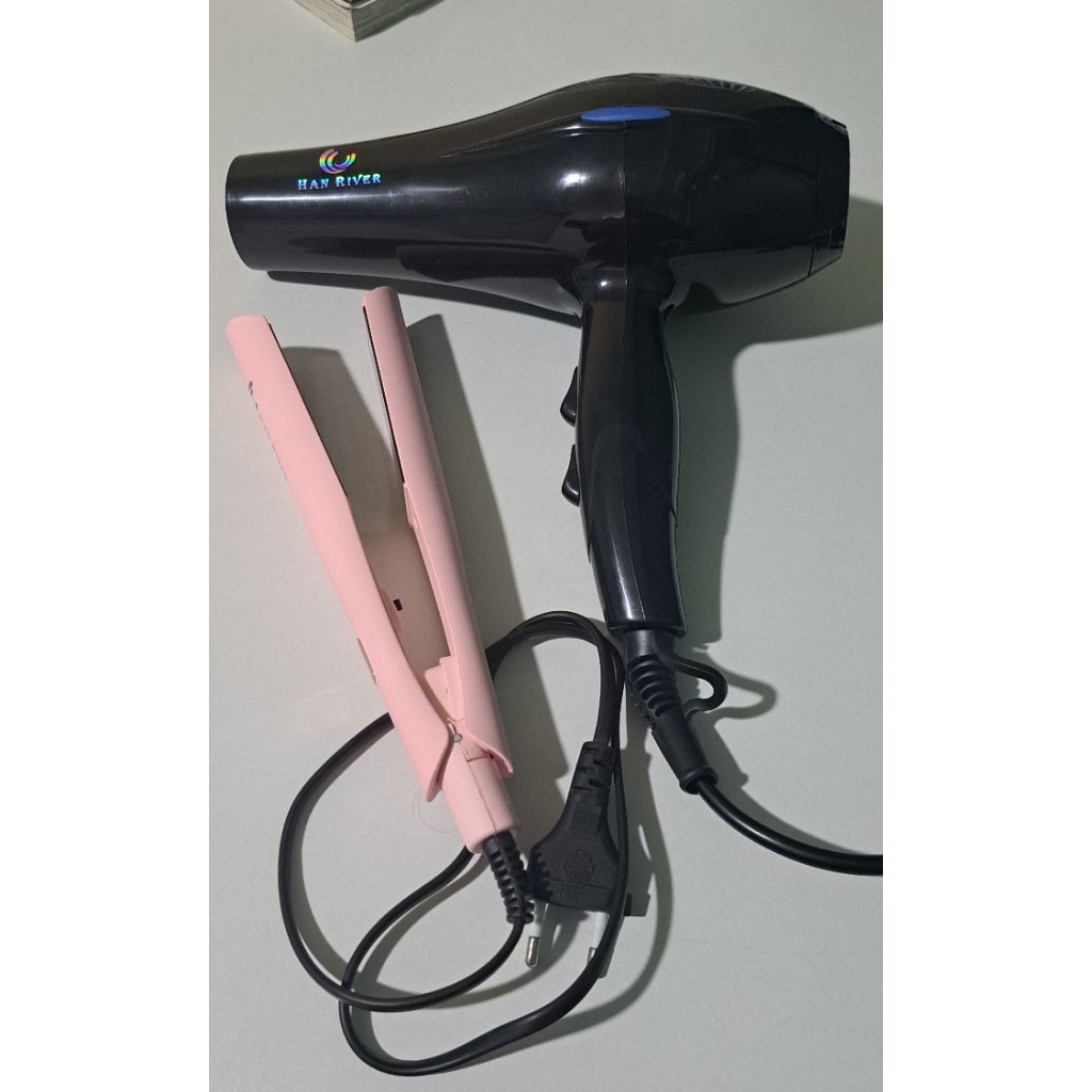 Paket Bundling Hair Dryer + Catokan Rambut Han River