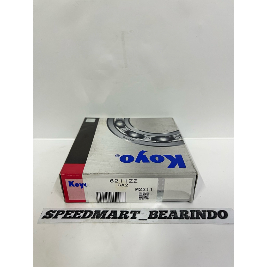 Bearing 6211 ZZ KOYO Original 6211ZZCM Tutup Besi
