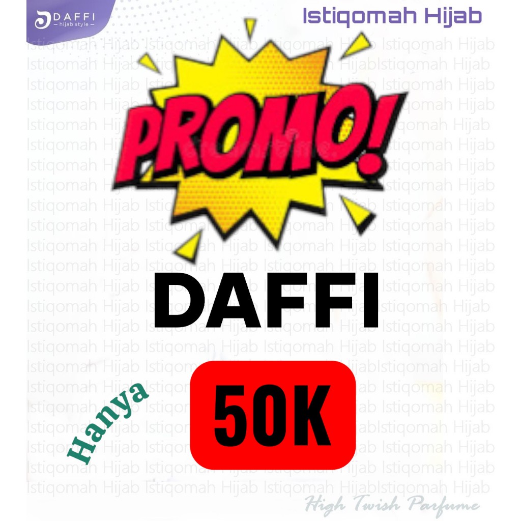 PROMO HIJAB DAFFI SERIES BEST SELLER