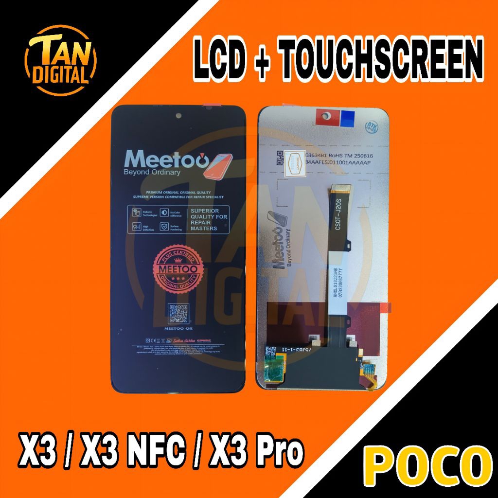 LCD POCO X3 / POCO X3 NFC / POCO X3 PRO MEETOO