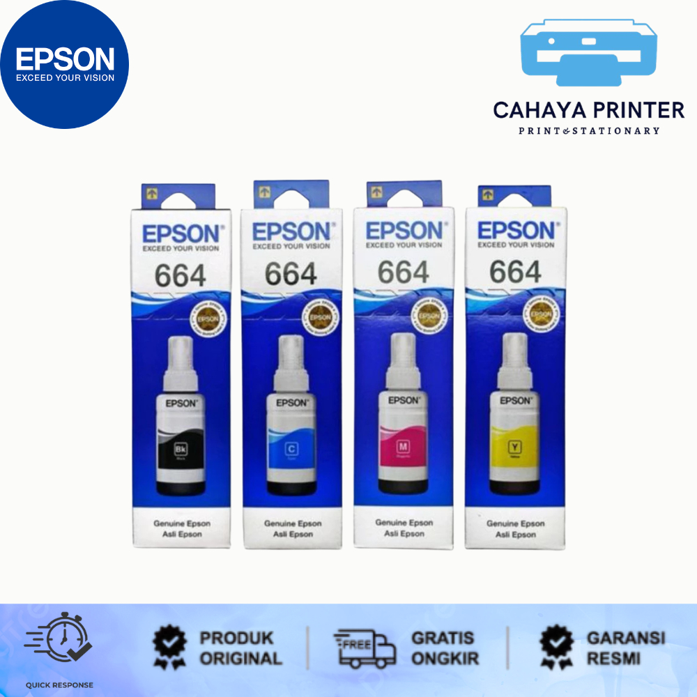 Tinta Botol 664 T664 Refill Epson L120 L360 L110