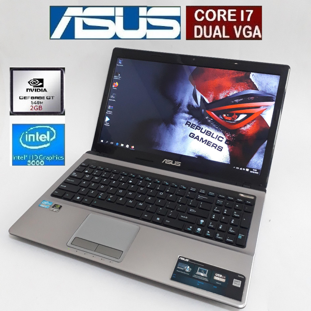 LAPTOP CORE I7 CAMERA RAM 16GB GARANSI