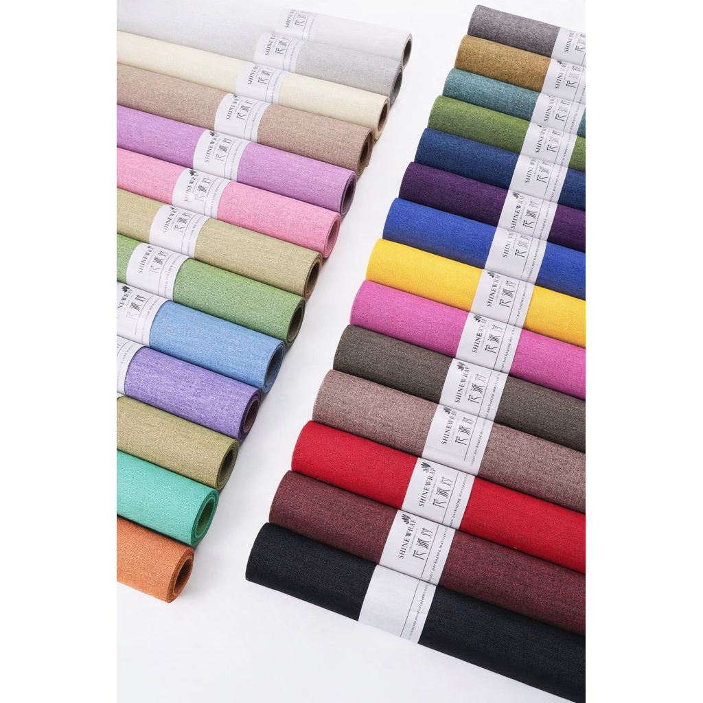 Jute Roll Korea – Mesh Karung Goni Gulung untuk Bunga Flower Wrapping Paper Bouquet Alas Foto