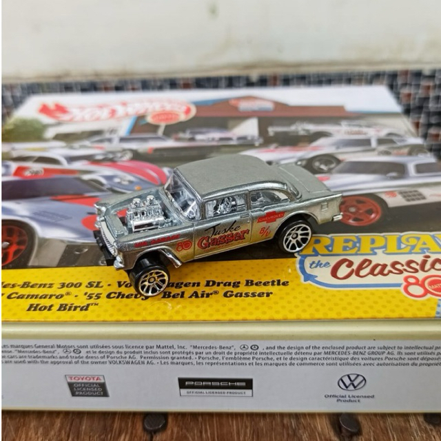 Hot Wheels 55 Chevy Bel Air Gasser HW Replay The Classics 80 Mattel Zamac 2025 Giftpack Multipack Tu