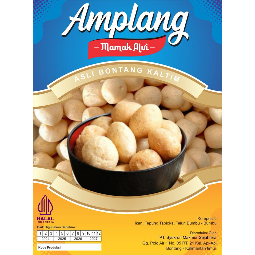 amplang ikan khas bontang