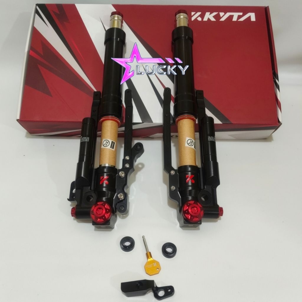 SHOCK DEPAN UP SIDE DOWN PCX 150/PCX 160 KTC KYTACO KYTA/UP SIDE DOWN NON SEGITIGA DEPAN KTC KYTACO 