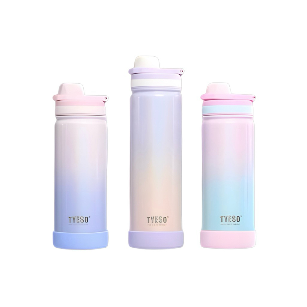 [FREE ALAS TUMBLER] AURORA REVIVE Tyeso Tumbler Gradasi 600ml & 750ml - Botol Minum Tahan Panas Ding