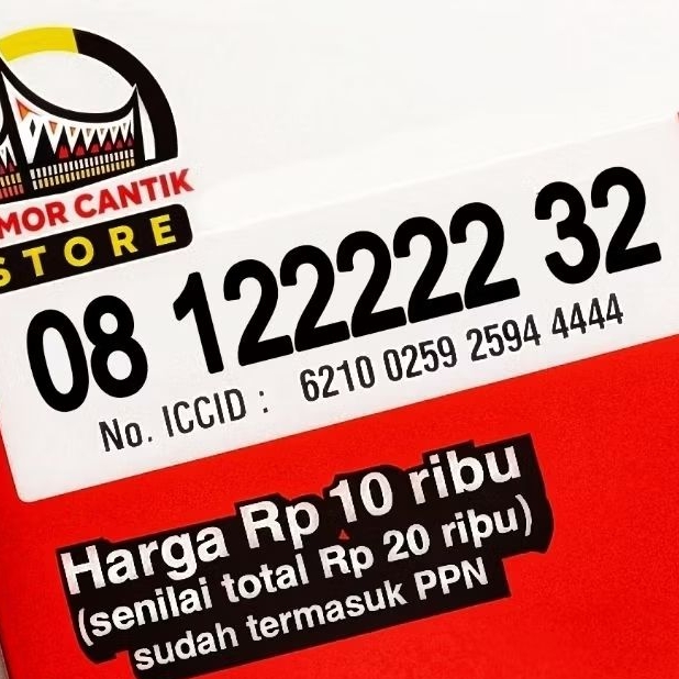 NOMOR CANTIK SIMPATI 10 Digit 22222 TELKOMSEL 10 ANGKA HOKI BUKAN KWARTED PANCA HEXA ILUFA ABCD ABAB