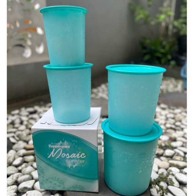 TOPLES MOSCAN CANISTER SATU SET TUPPERWARE ORI