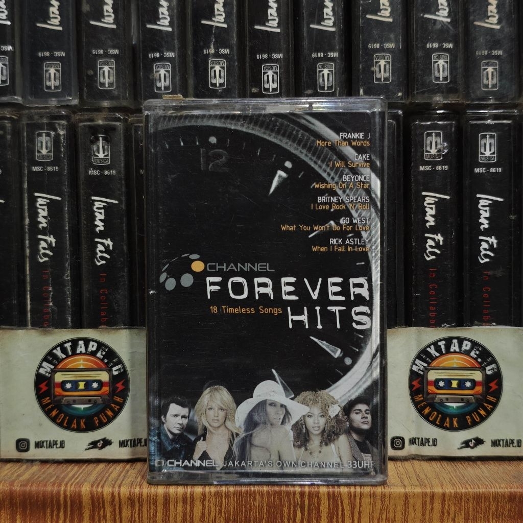 Kaset - O Channel Forever Hits - 18 Timeless Songs - Kompilasi Barat - Frankie J, Cake, Beyonce, Bri