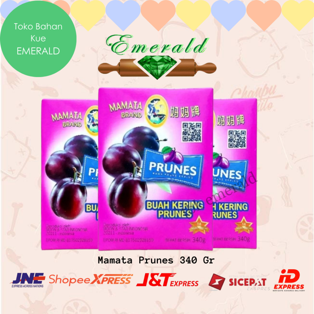 Buah Prunes Kering Mamata 340 Gr