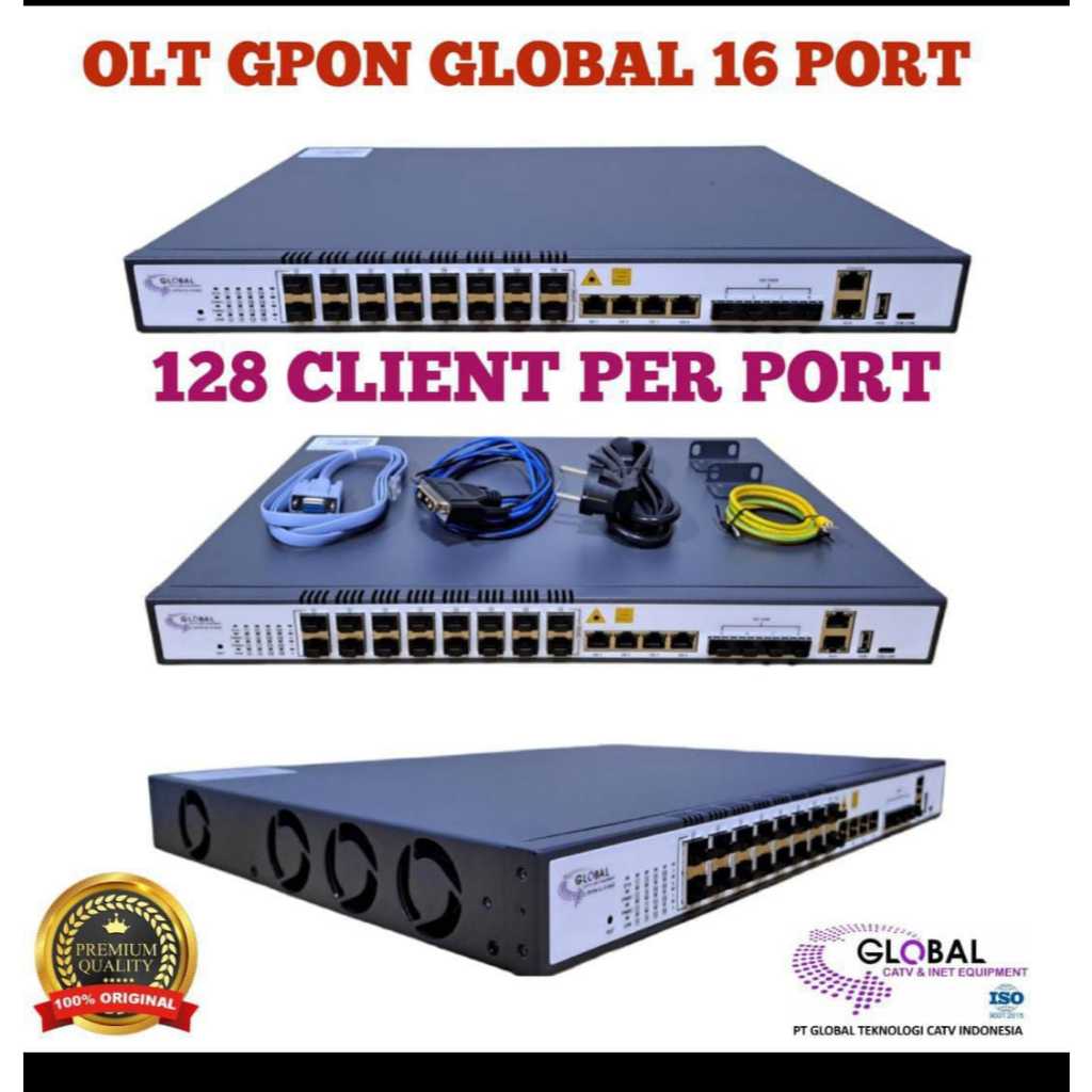 OLT GPON GLOBAL 16 PORT