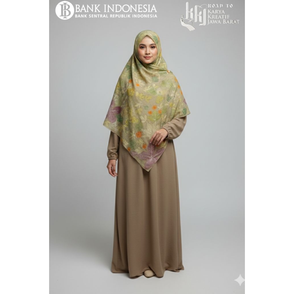 hijab ecoprint