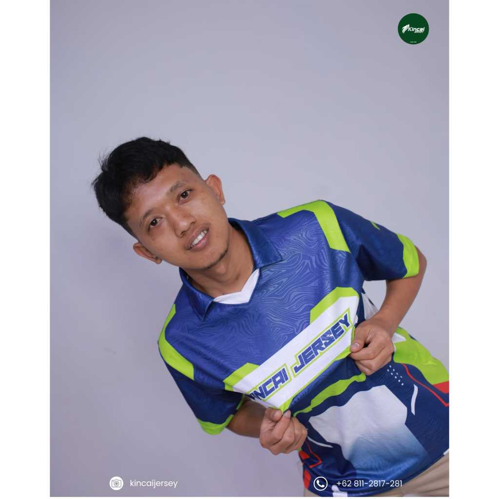 Jersey Atasan Lengan Pendek Bahan Milano Embos Topo (KRAH HOCKEY TUTUP)